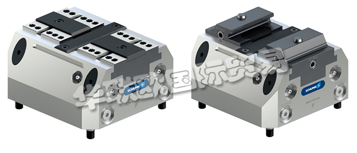 雄克二爪氣缸中的TANDEM系列氣動夾具可在受限空間內(nèi)實現(xiàn)高夾持力。廣泛的產(chǎn)品范圍，其中包括氣動夾具，具有標準夾爪行程、長行程、利用固定夾爪進行夾持、卡爪快換系統(tǒng)或感應(yīng)式卡爪監(jiān)控，始終提供最適合您應(yīng)用的產(chǎn)品。雄克二爪氣缸有極其緊湊的設(shè)計，高達 55 kN 的極高夾持力，夾持力可通過氣壓調(diào)節(jié)，中央機床側(cè)中央潤滑，標配為兩個爪接口。