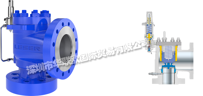 德國(guó)LESER先導(dǎo)式安全閥811型